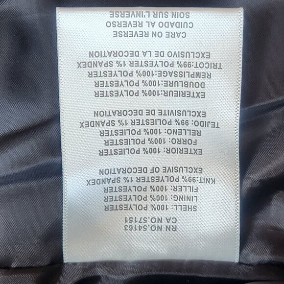 NWT Levi's Quilted Bomber Jacket Black Small - Picture 7 of 8